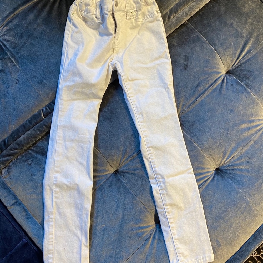 Joe’s girls white denim jeans size 6X